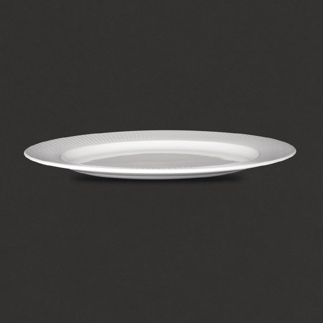 Steelite Willow Oval Plate. length 330mm.