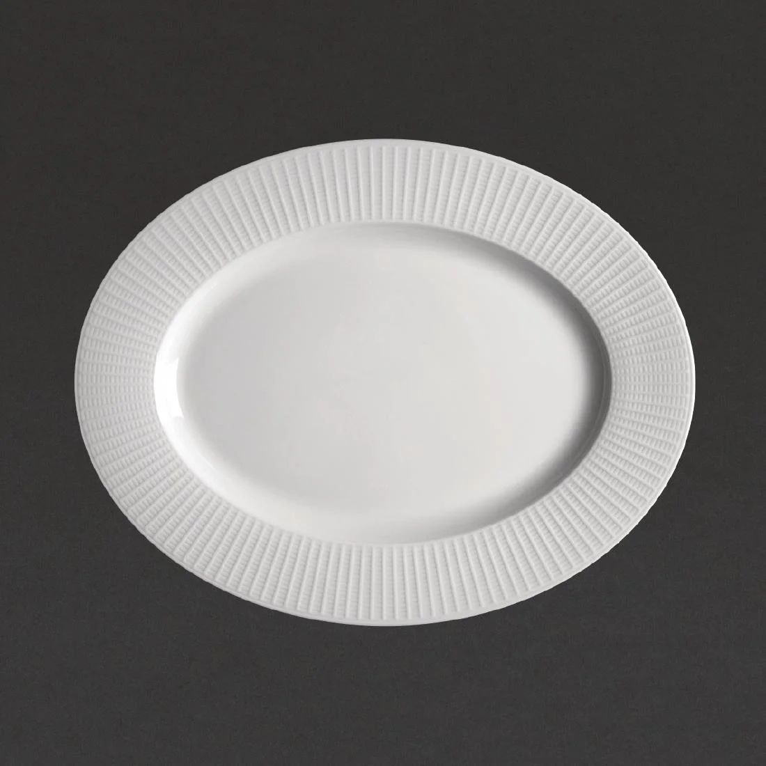 Steelite Willow Oval Plate. length 330mm.