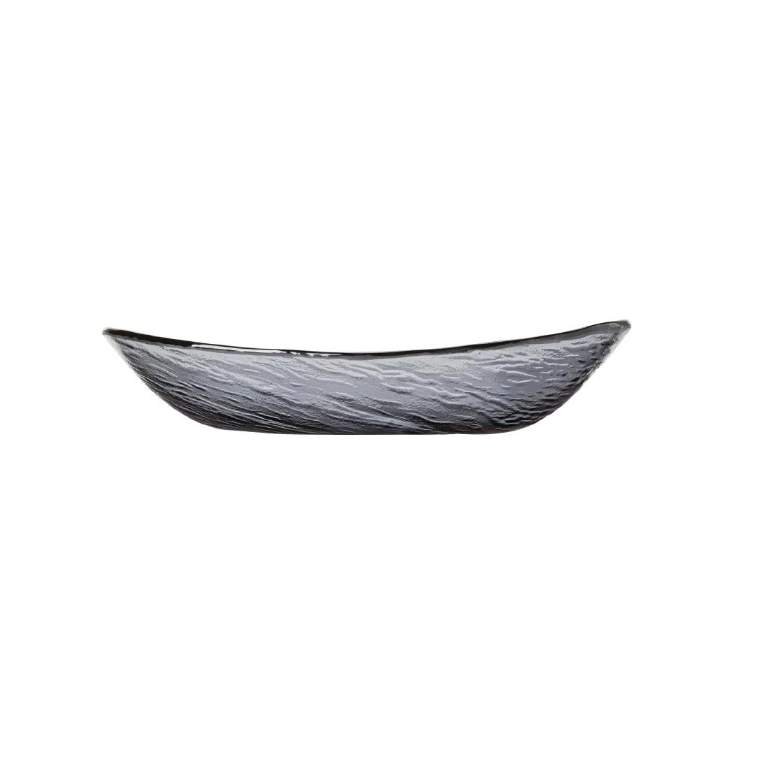 Steelite Scape Glass Smoked Oval Bowls 300mm - Image 2