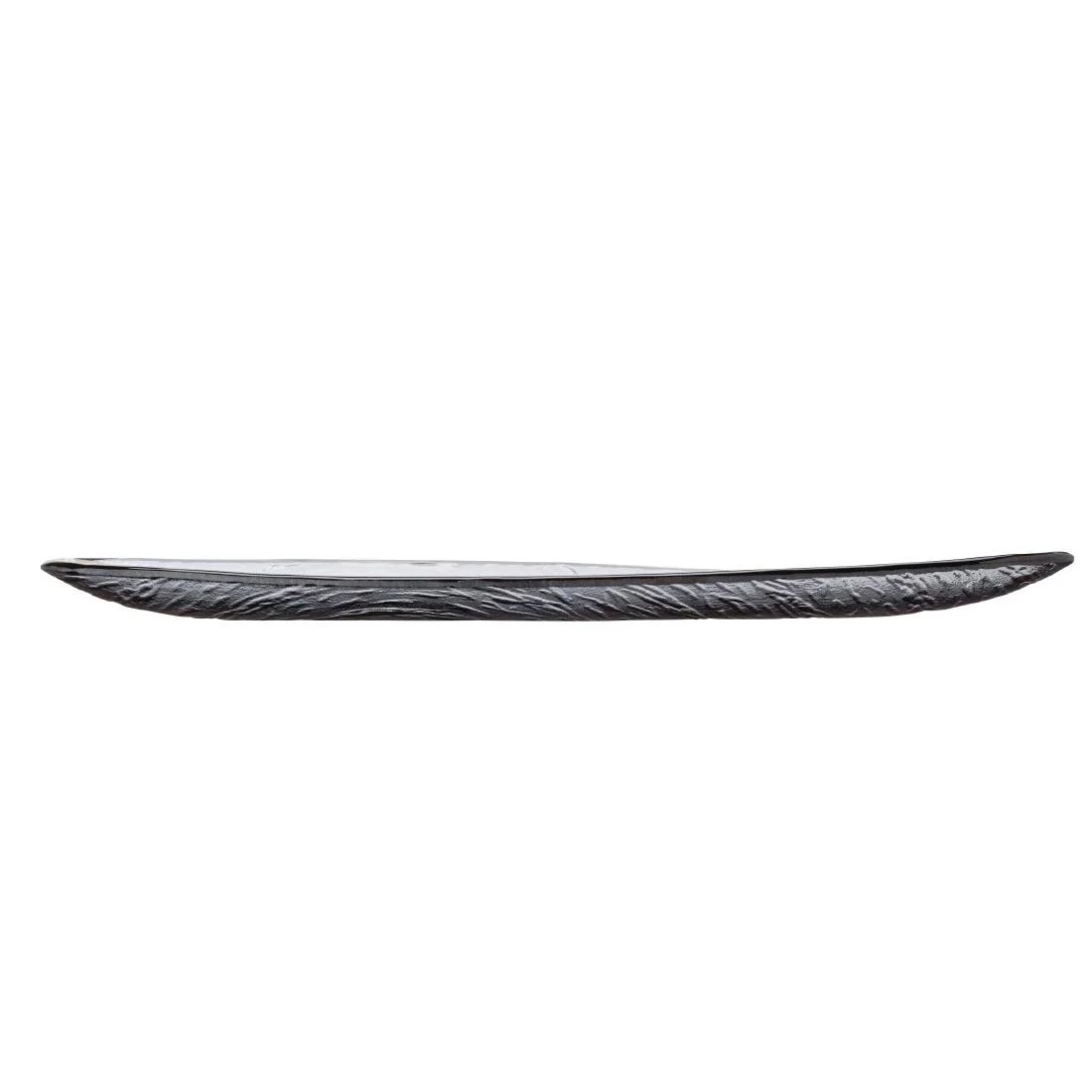 Steelite Scape Smoked Glass Oval Platters 400mm - Image 3