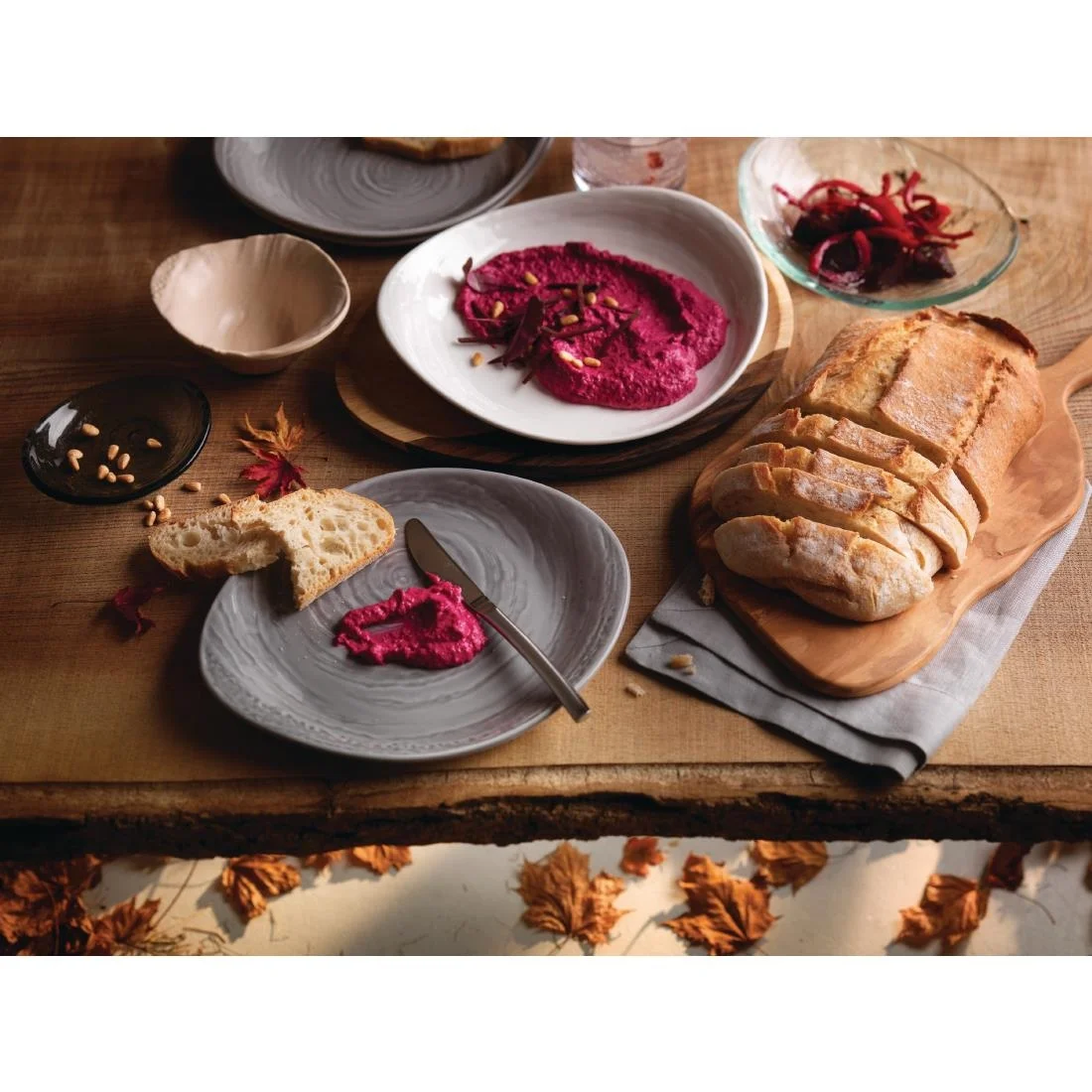 Steelite Scape White Melamine Plates 230mm - Image 3