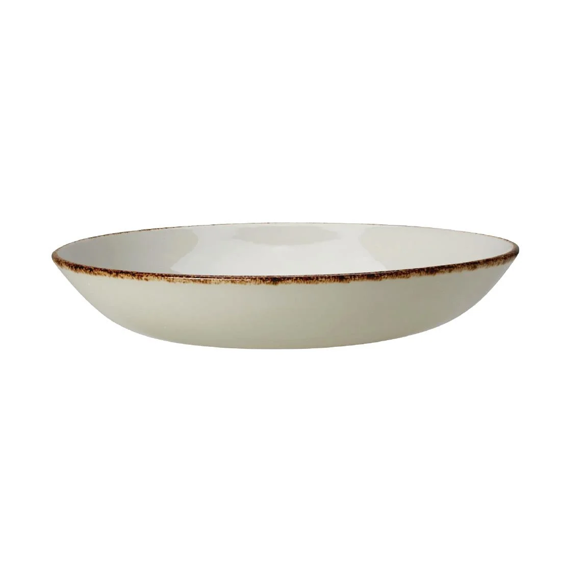 Steelite Brown Dapple Coupe Bowls 253mm - Image 2