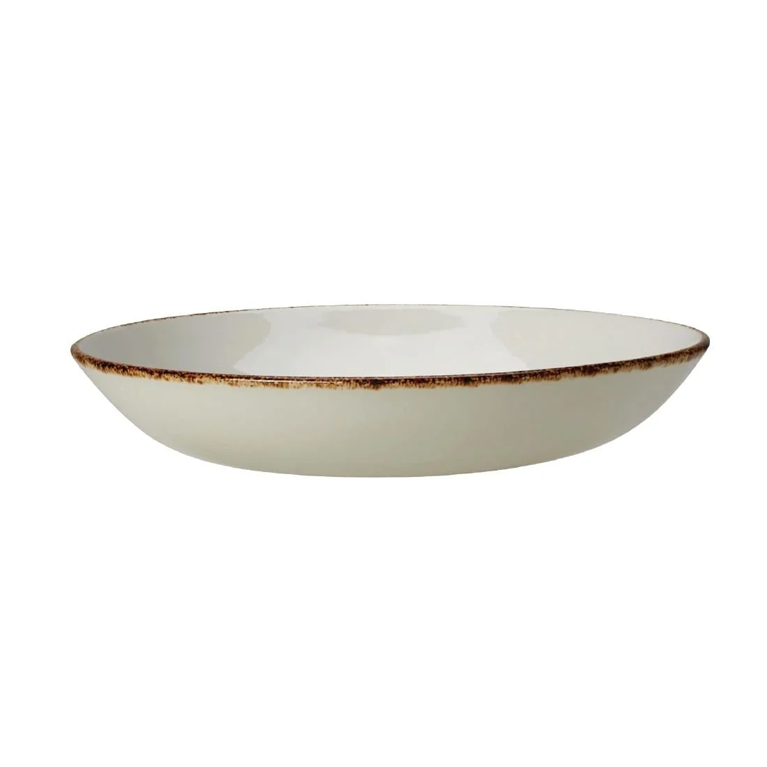 Steelite Brown Dapple Coupe Bowls 130mm - Image 2