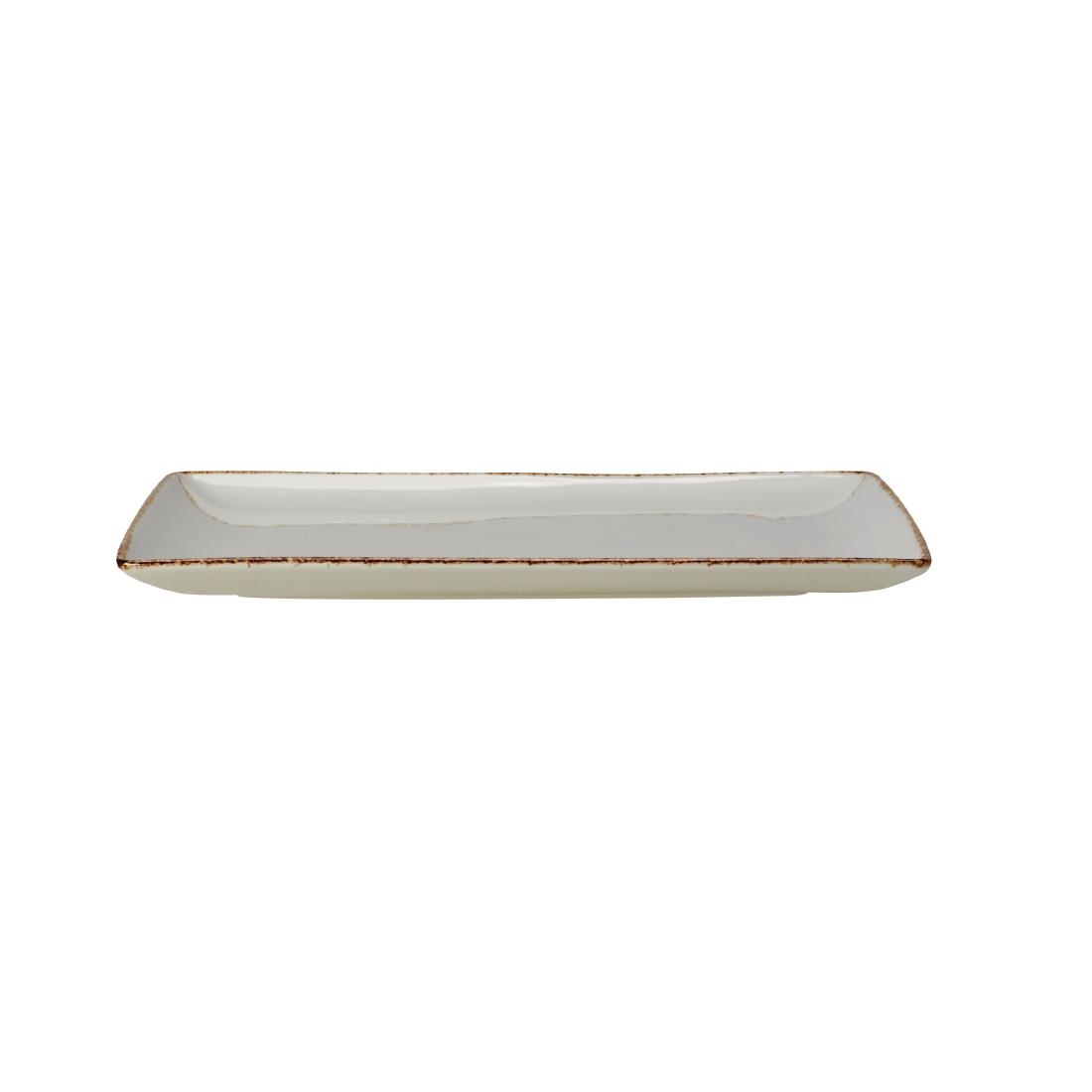 Steelite Brown Dapple Square One Plates