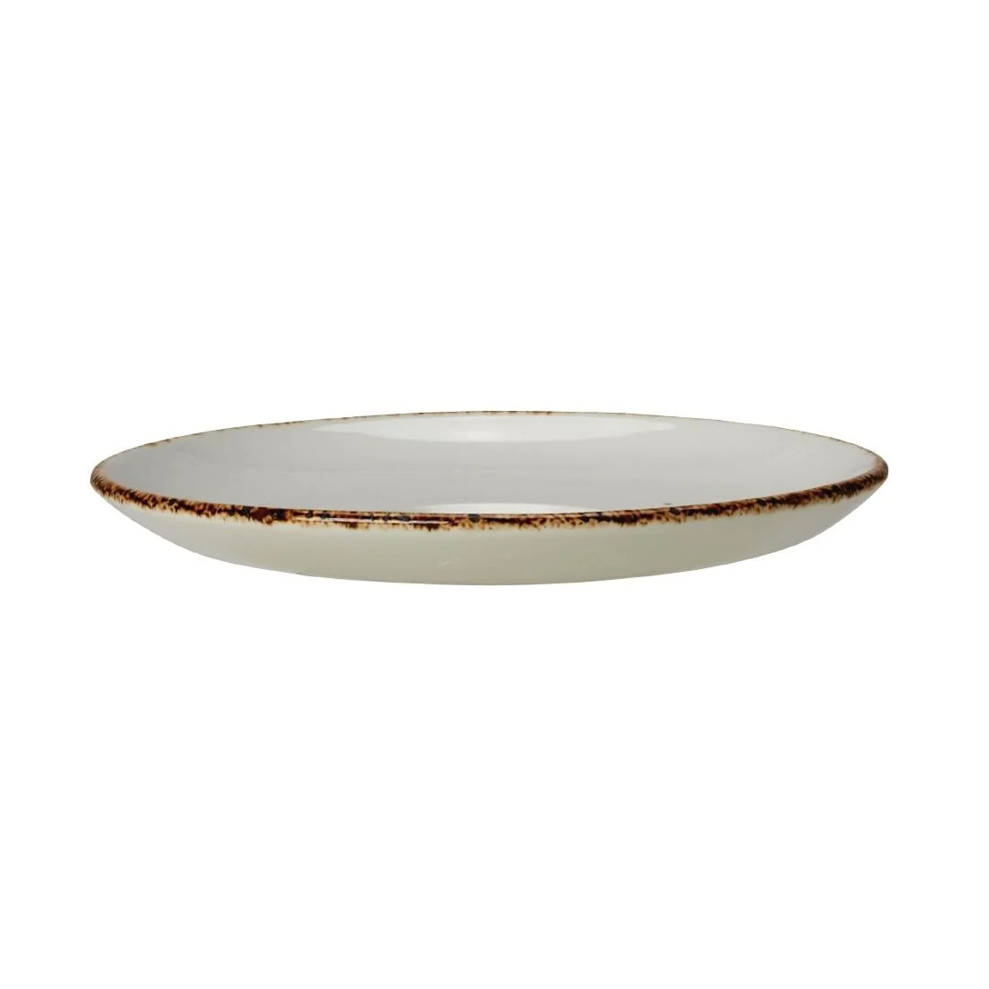 Steelite Brown Dapple Saucers 125mm - Image 2