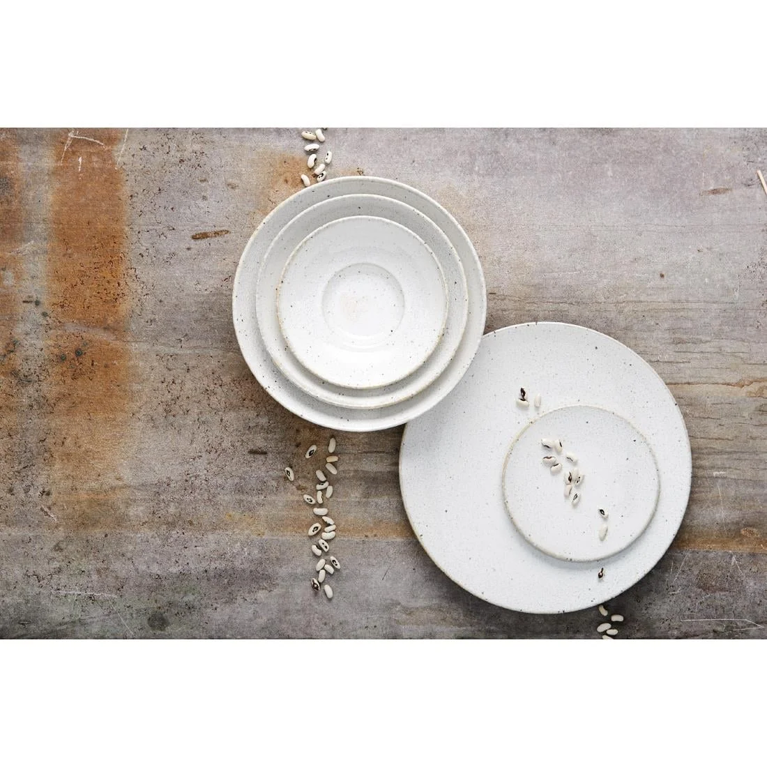 Rene Ozorio Wabi Sabi Coupe Bowls Lichen 240mm (6 Pack) - Image 2