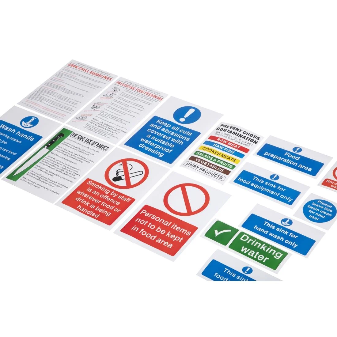 Vogue Food Preparation Sign Pack - Image 3