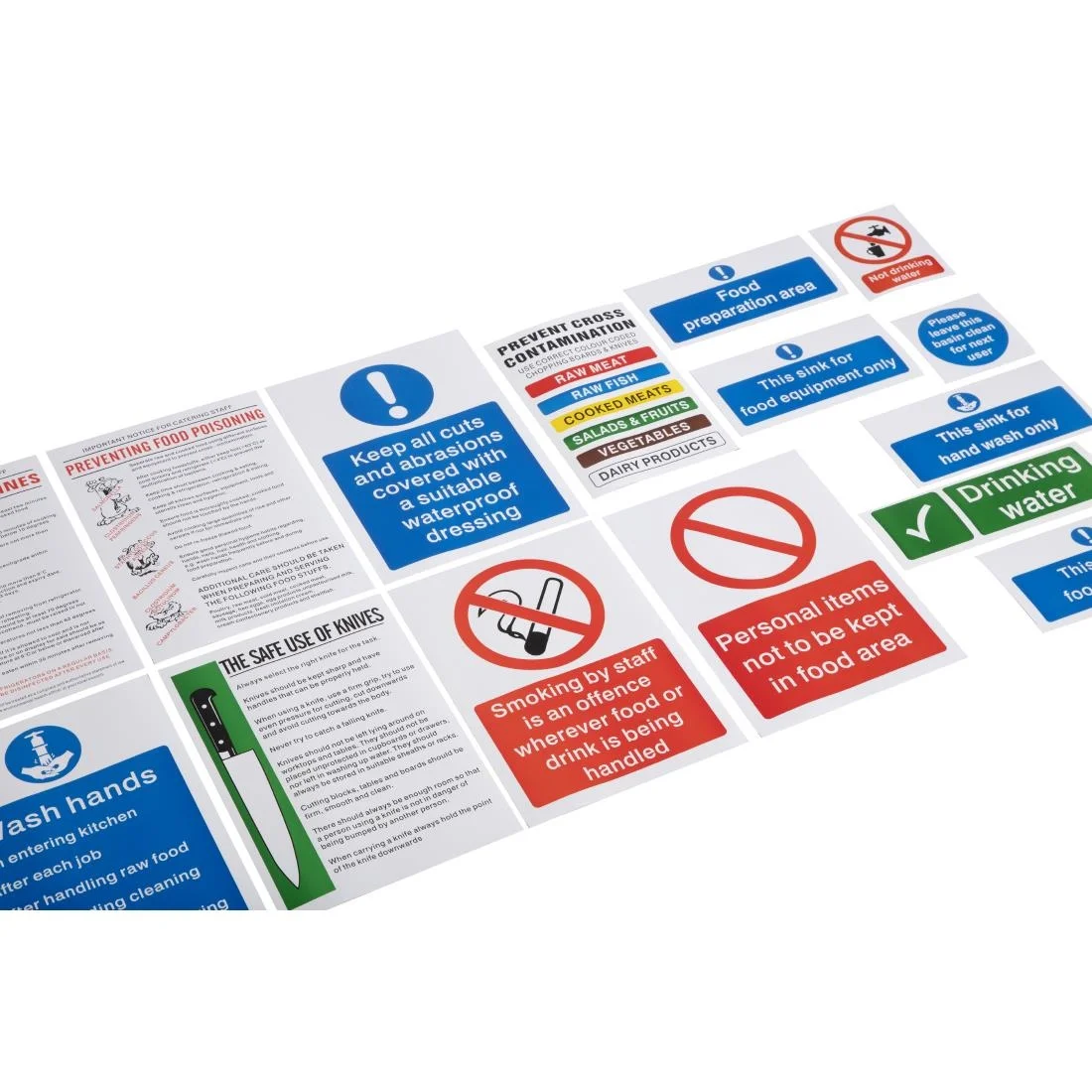 Vogue Food Preparation Sign Pack - Image 4