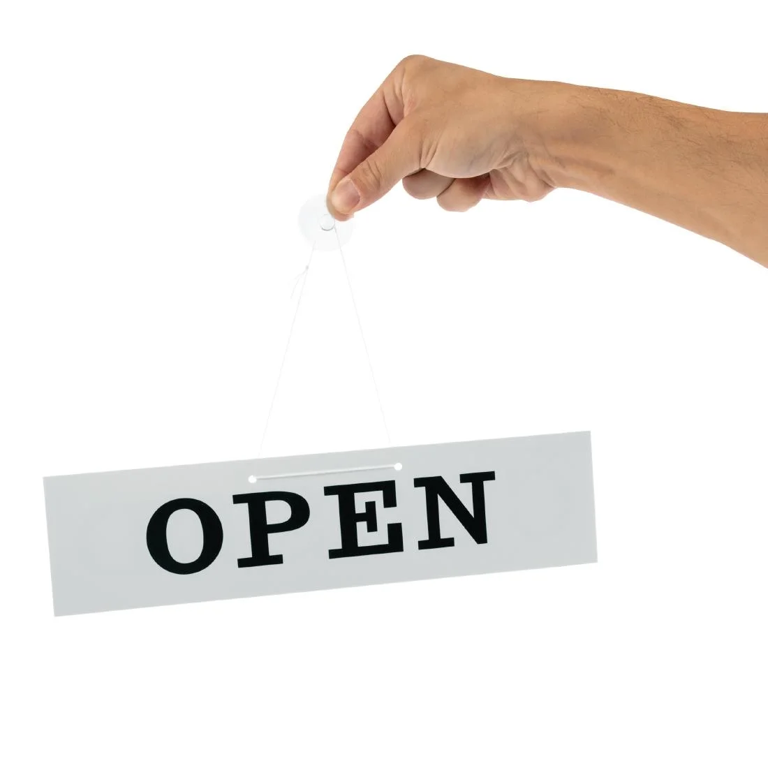 Reversible Hanging Open And Closed Sign - Image 3