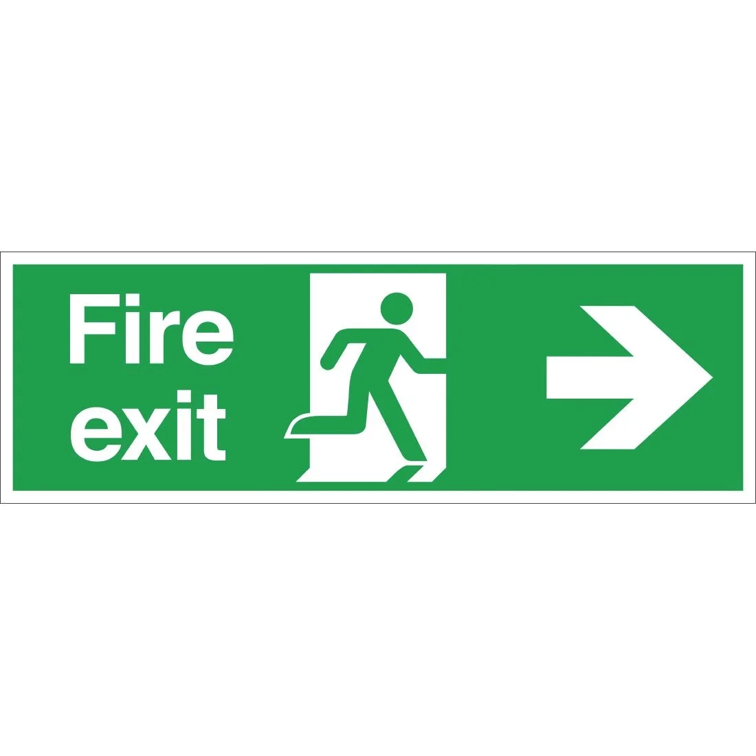 Fire Exit Arrow Right Sign