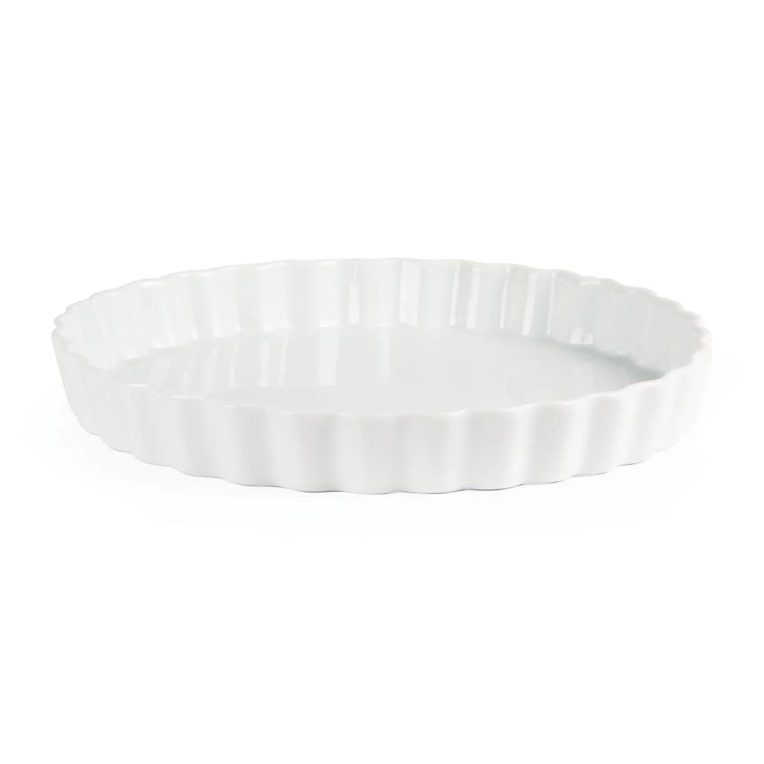 Olympia Whiteware Flan Dishes 297mm - Image 2