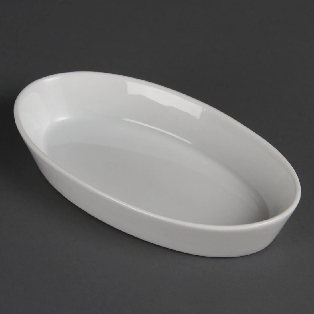 Olympia Whiteware Oval Sole Dishes 195x 110mm - Image 3