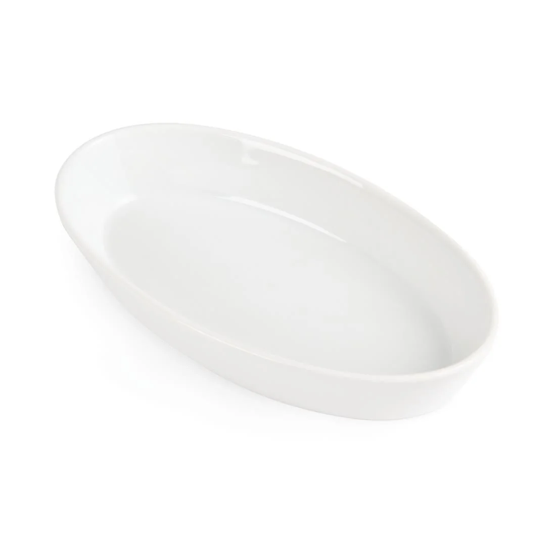 Olympia Whiteware Oval Sole Dishes 195x 110mm - Image 4