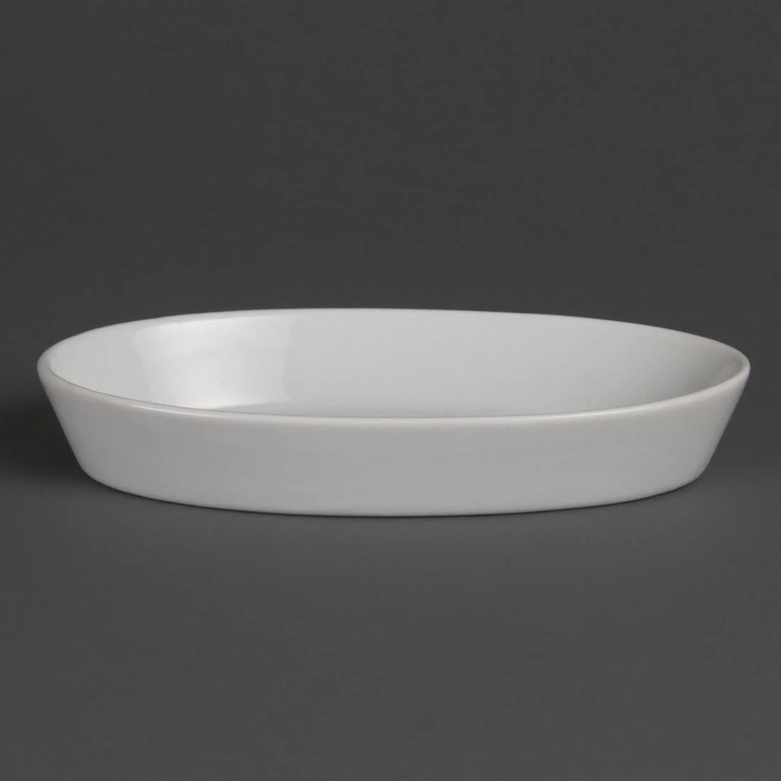 Olympia Whiteware Oval Sole Dishes 195x 110mm