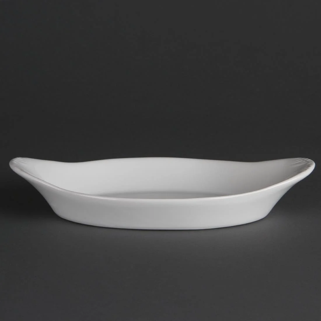 Olympia Whiteware Oval Eared Dishes 229x 127mm - Image 4