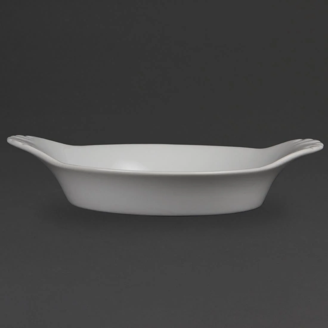 Olympia Whiteware Round Eared Dishes 220mm