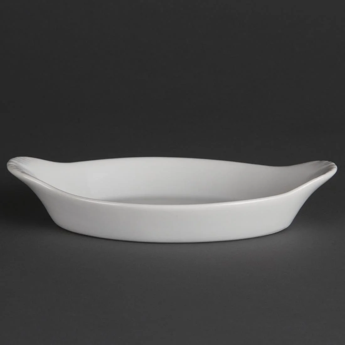 Olympia Whiteware Oval Eared Dishes 204mm - Image 7