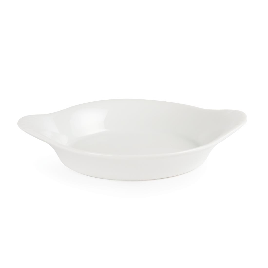 Olympia Whiteware Round Eared Dishes 156x 126mm