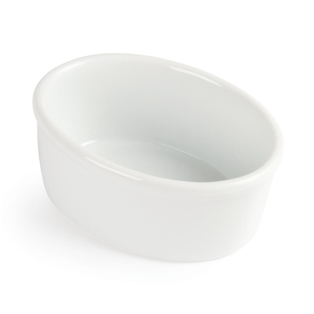 Olympia Whiteware Oval Ramekins 105mm