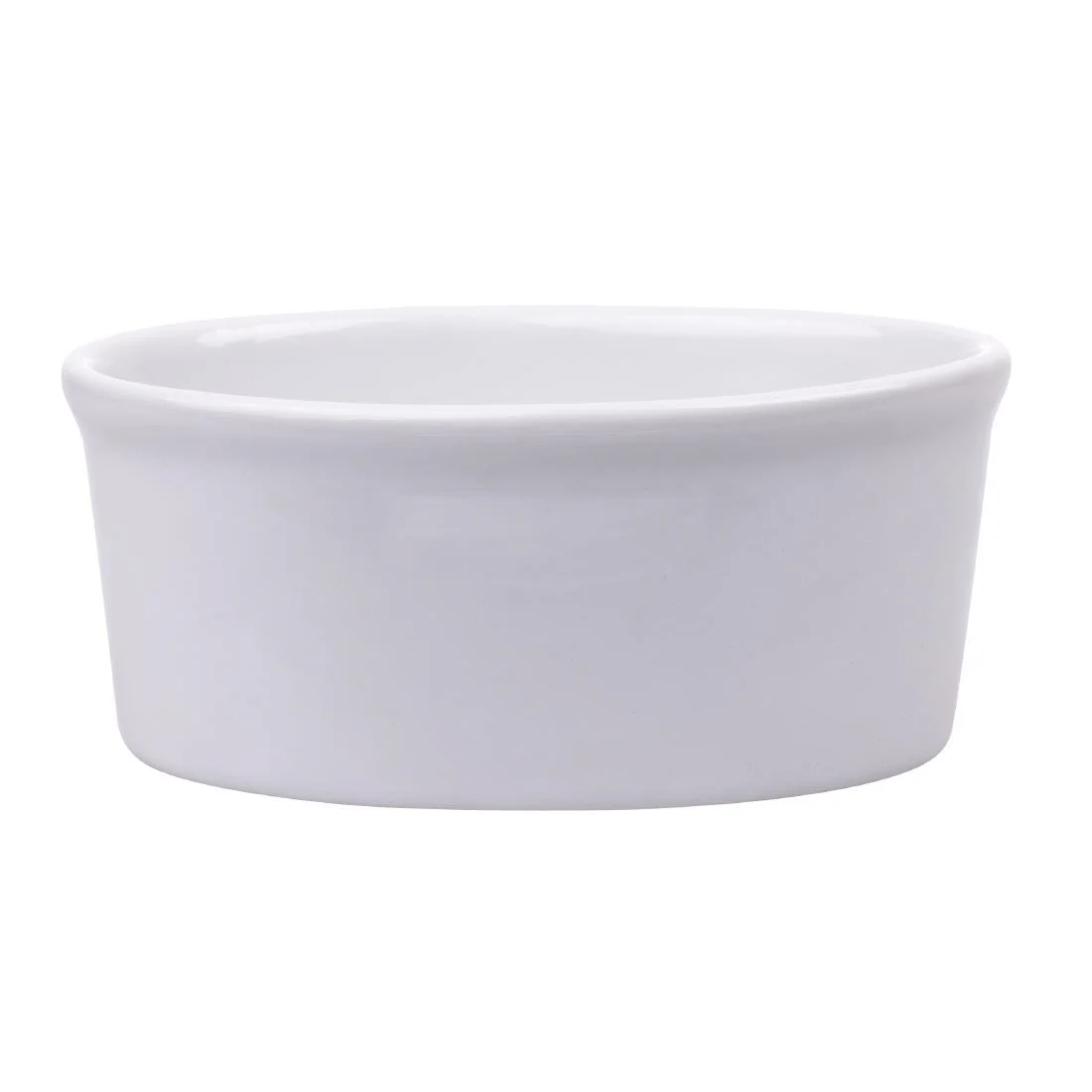 Olympia Whiteware Oval Ramekins 105mm - Image 2