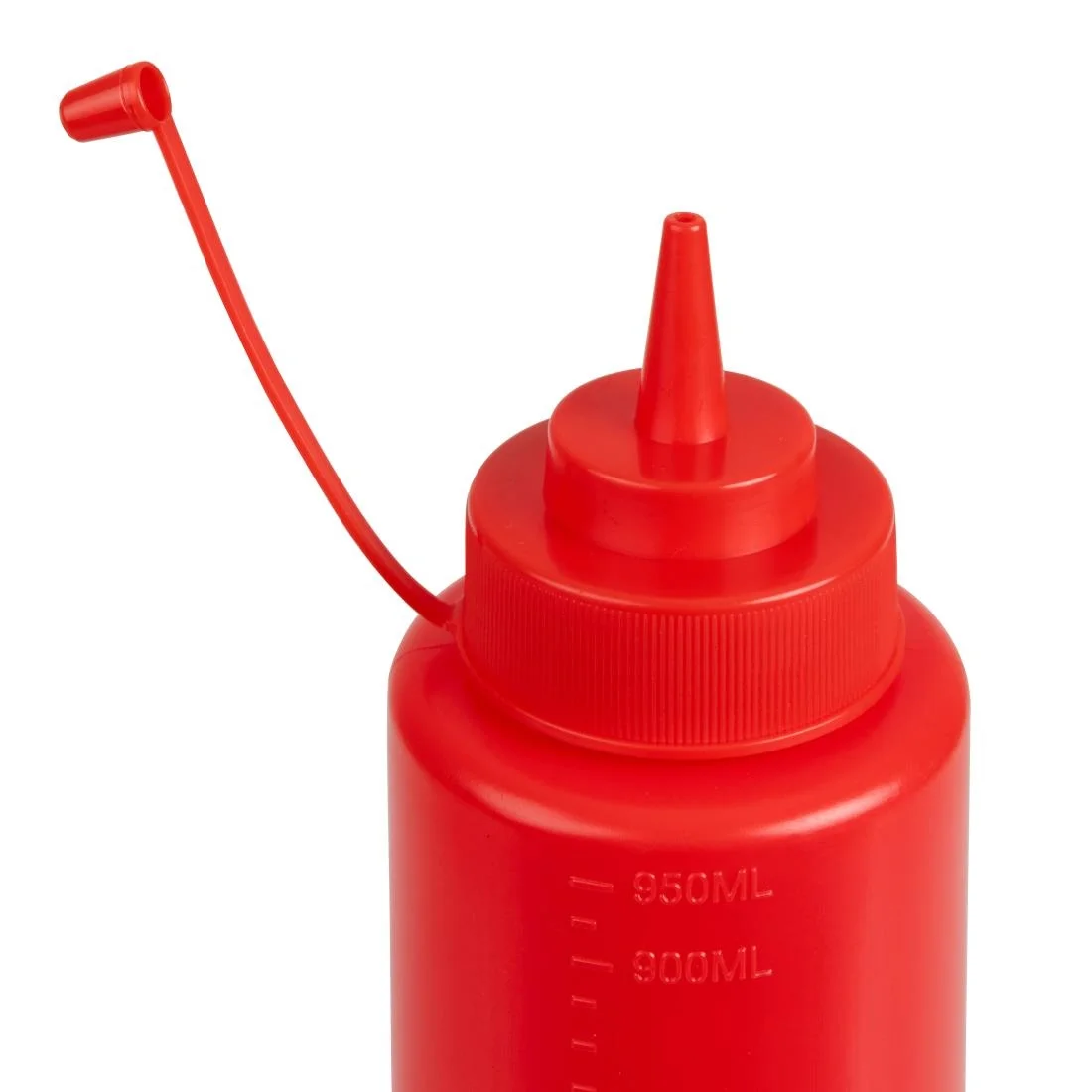 Vogue Red Squeeze Sauce Bottle 35oz - Image 5