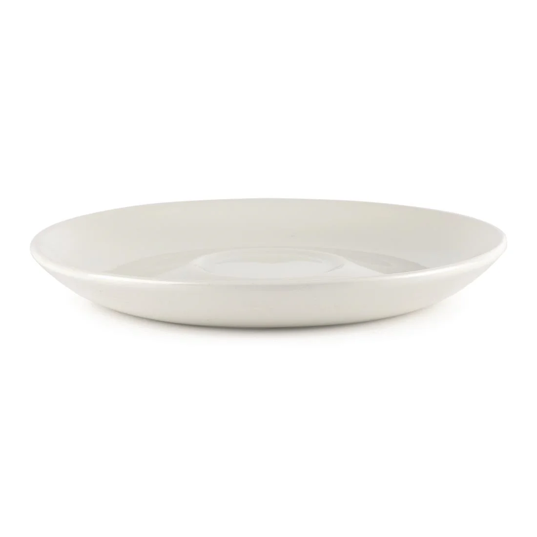 Churchill Plain Whiteware Large Saucers 165mm - Image 1