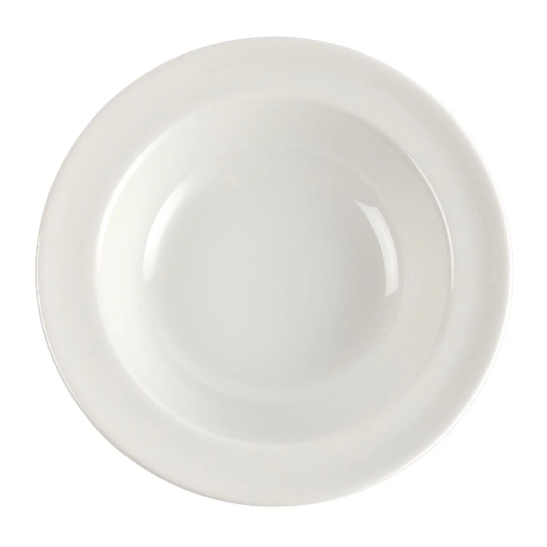 Churchill Plain Whiteware Pasta Plates 280mm - Image 2