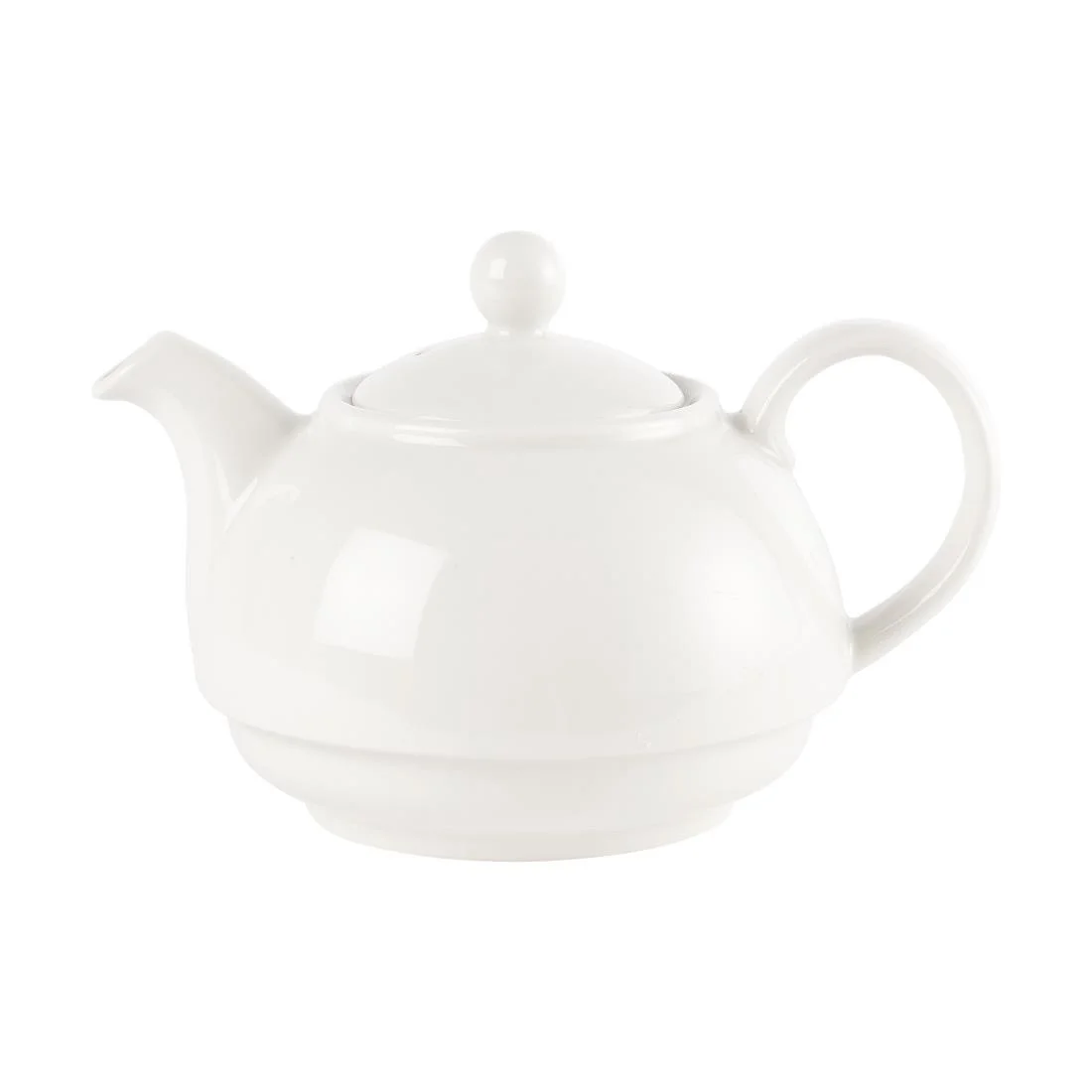 Churchill Plain Whiteware Teapots 370ml - Image 2