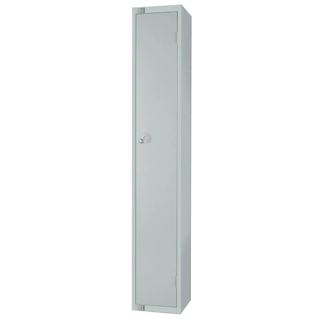 Elite Single Door Electronic Combination Locker with Sloping Top Grey - Image 3