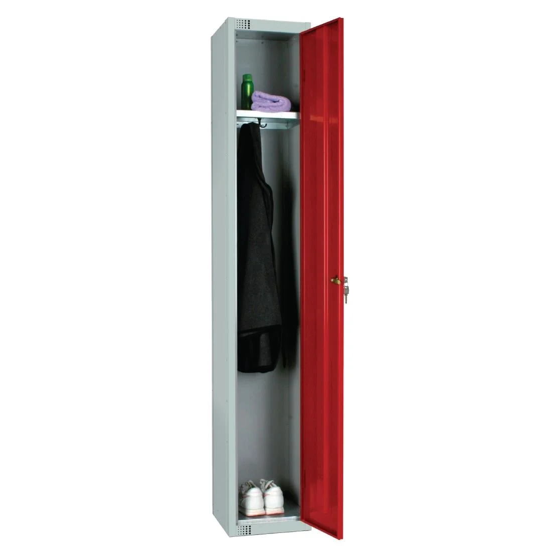 Elite Single Door Electronic Combination Locker Red - Image 4