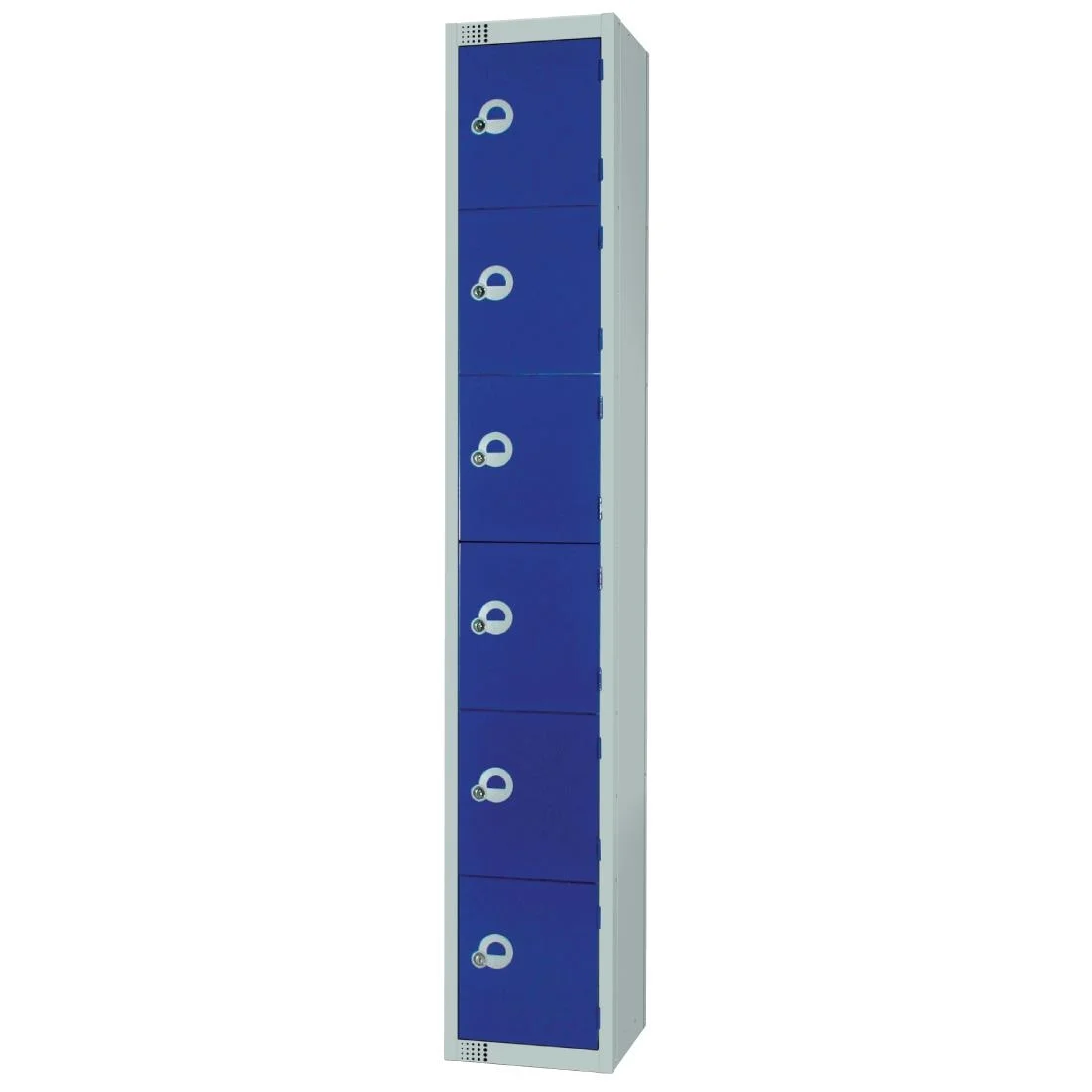 Elite Six Door Manual Combination Locker Locker Blue - Image 3