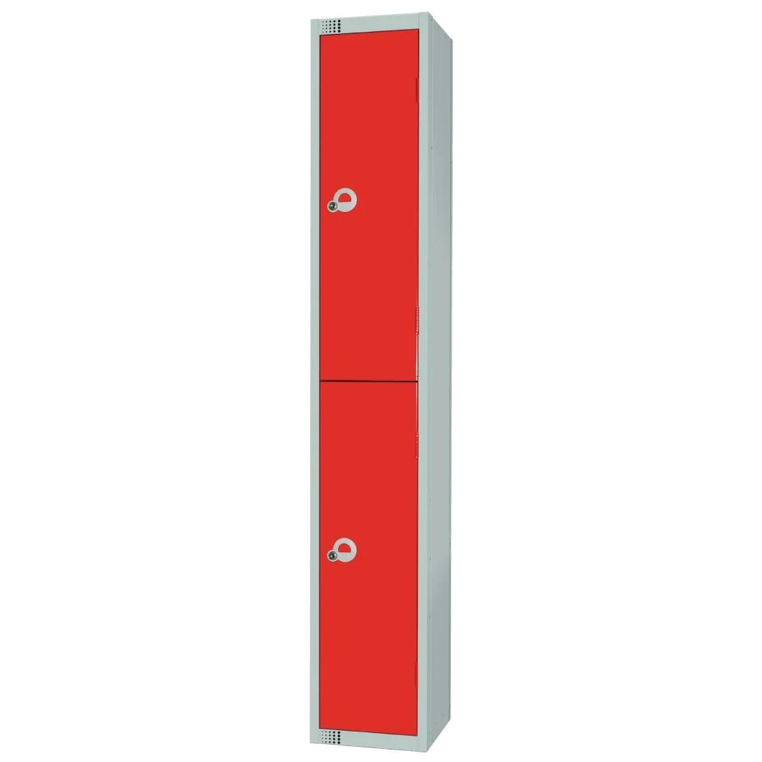 Elite Double Door Coin Return Locker Graphite Red - Image 3