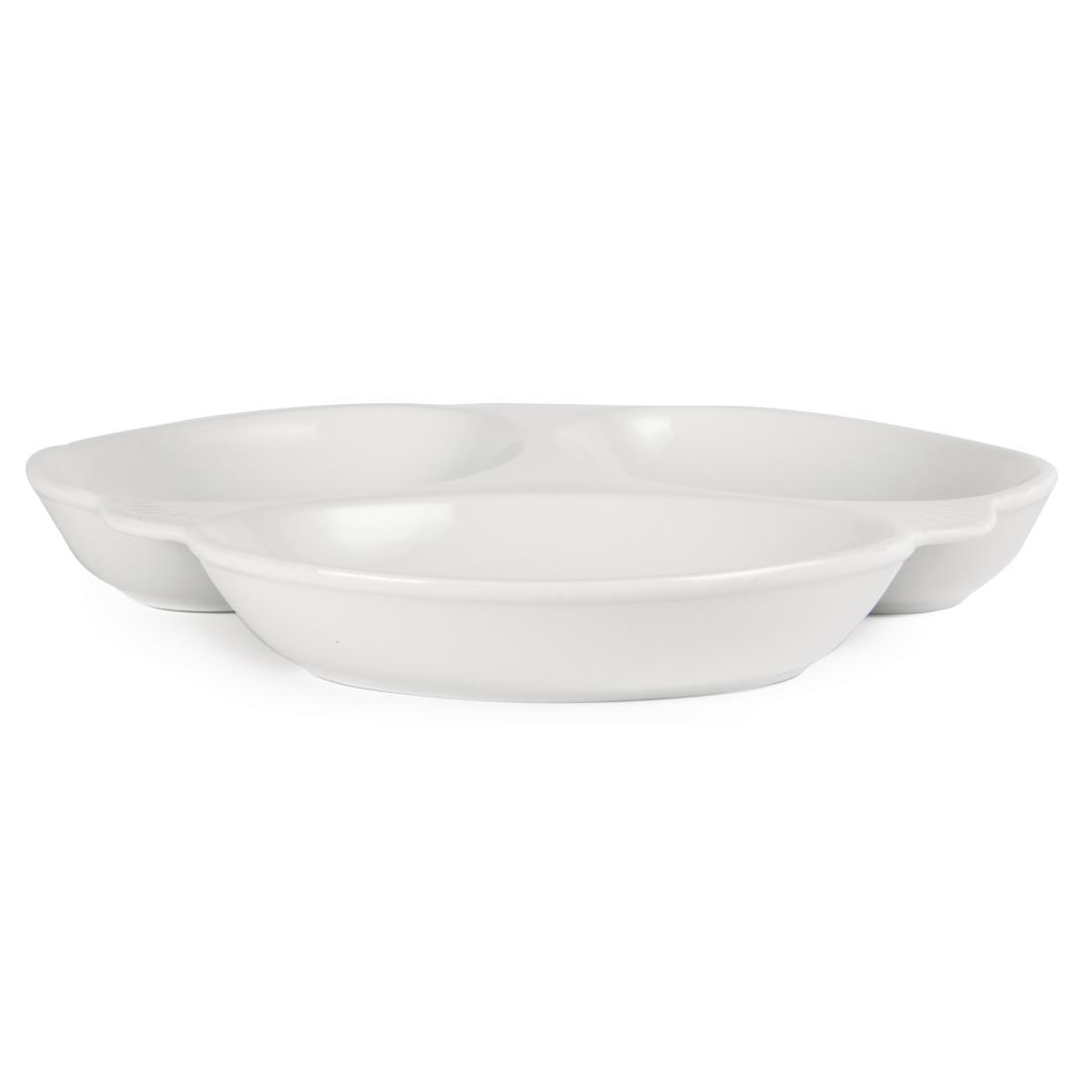 Olympia Vegetable Dishes 3 Section 250mm