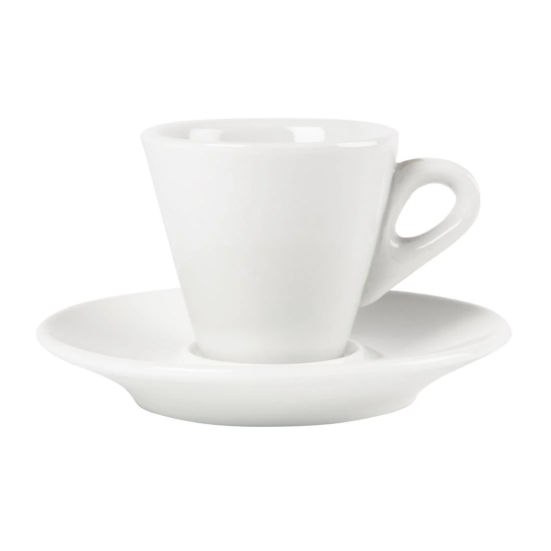 Olympia Whiteware Conical Espresso Cups 60ml 2oz - Image 2