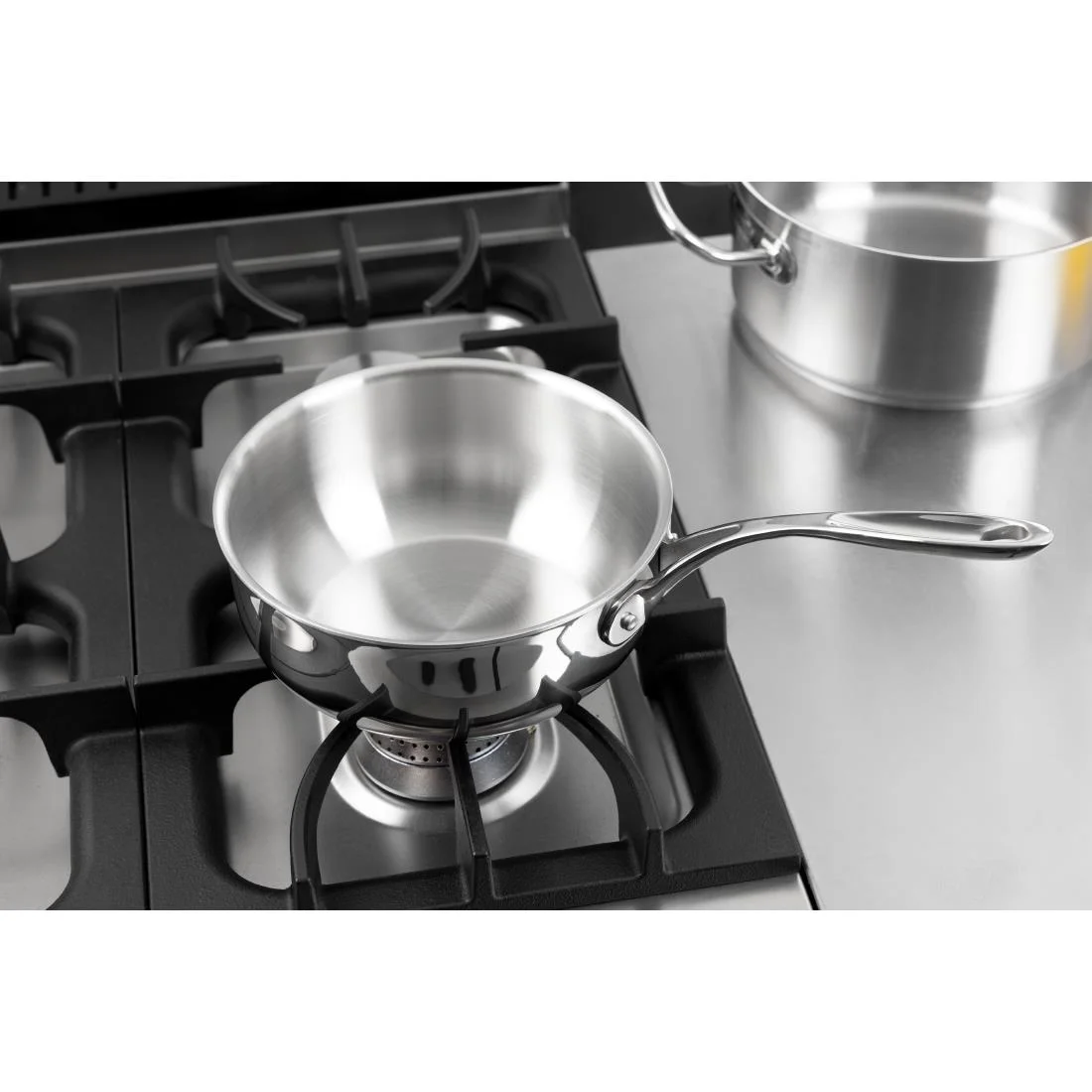 Vogue Tri Wall Flared Saute Pan 200mm - Image 9