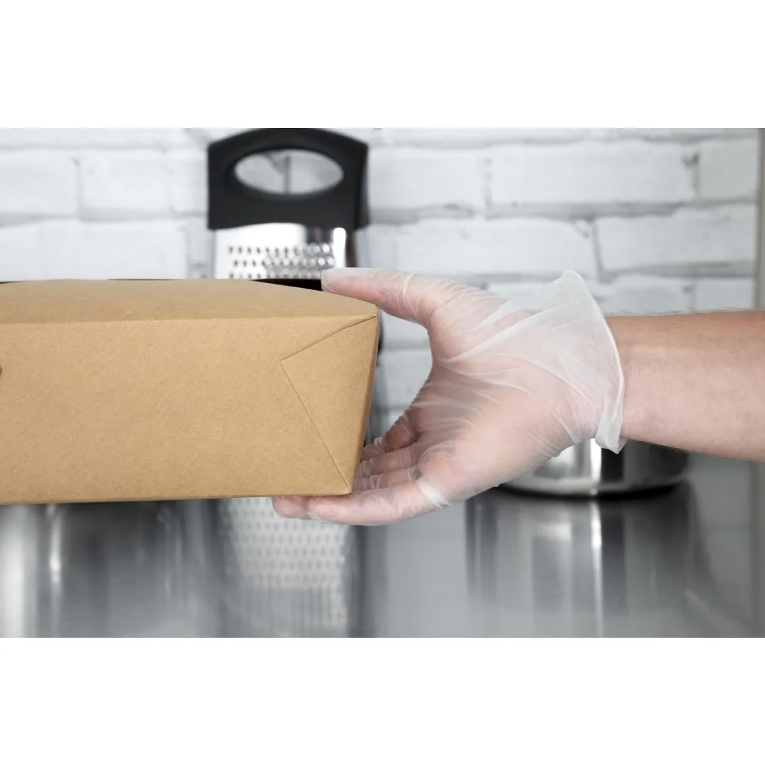 Powder Free Vinyl Gloves XL - Image 4