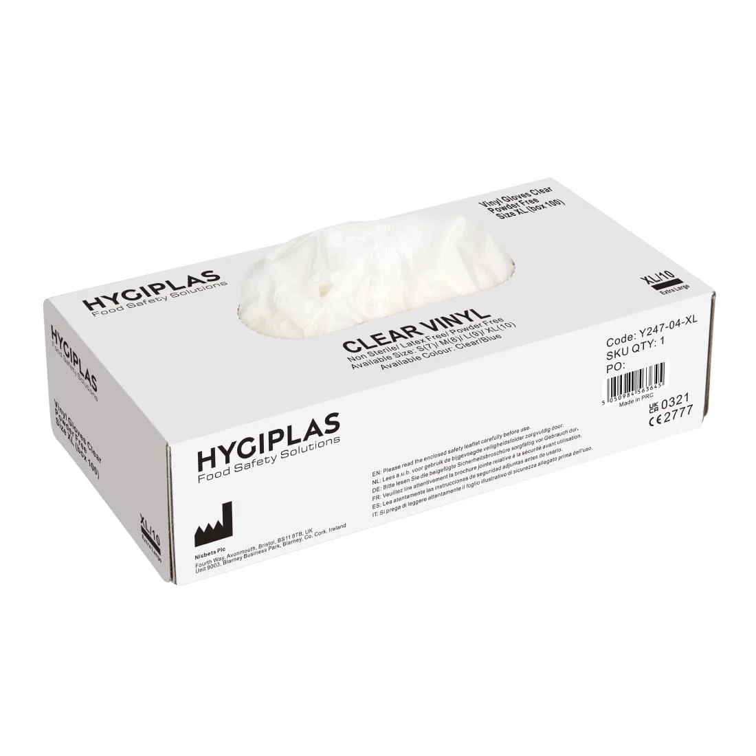 Powder Free Vinyl Gloves XL - Image 5