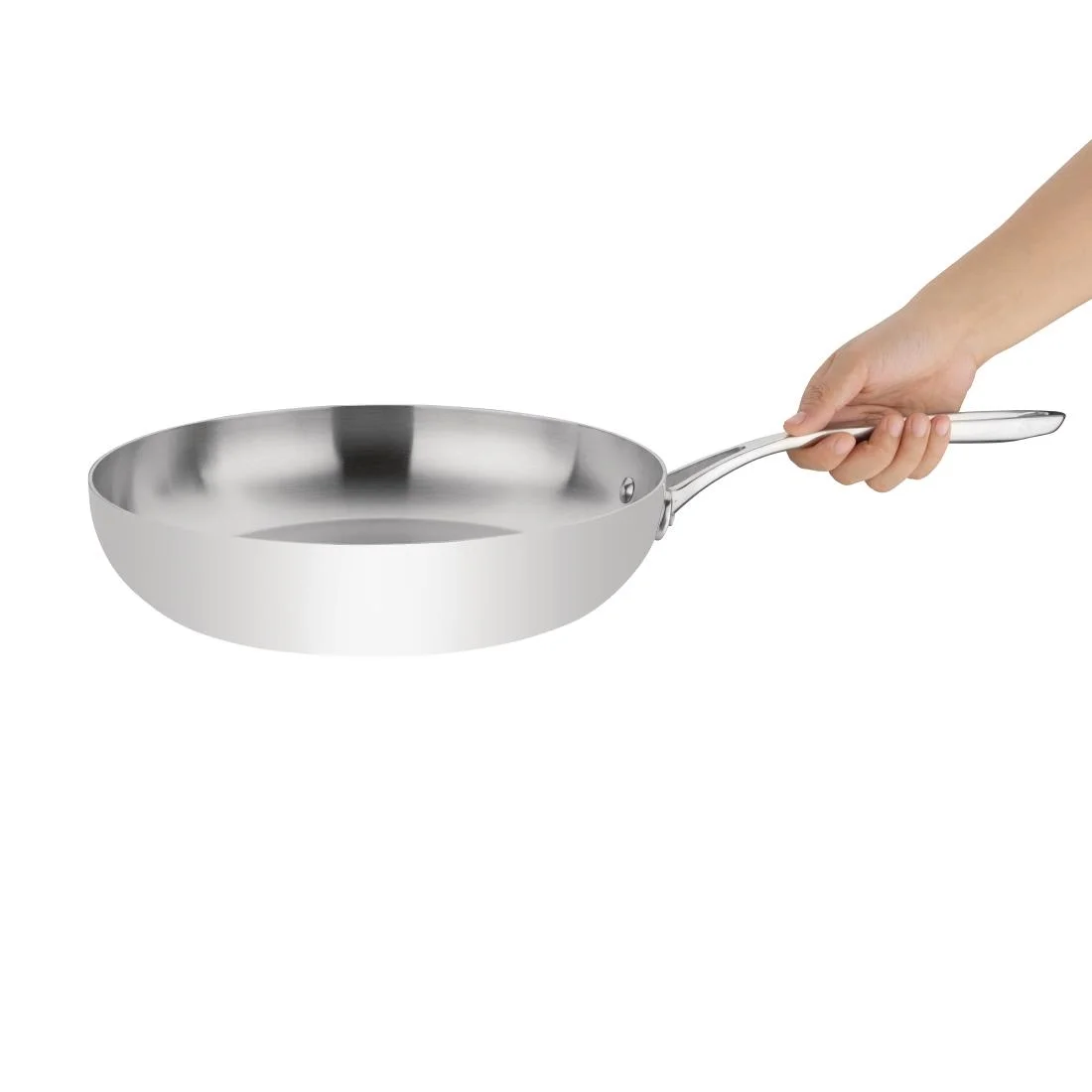 Vogue Tri Wall Induction Frying Pan 280mm - Image 2