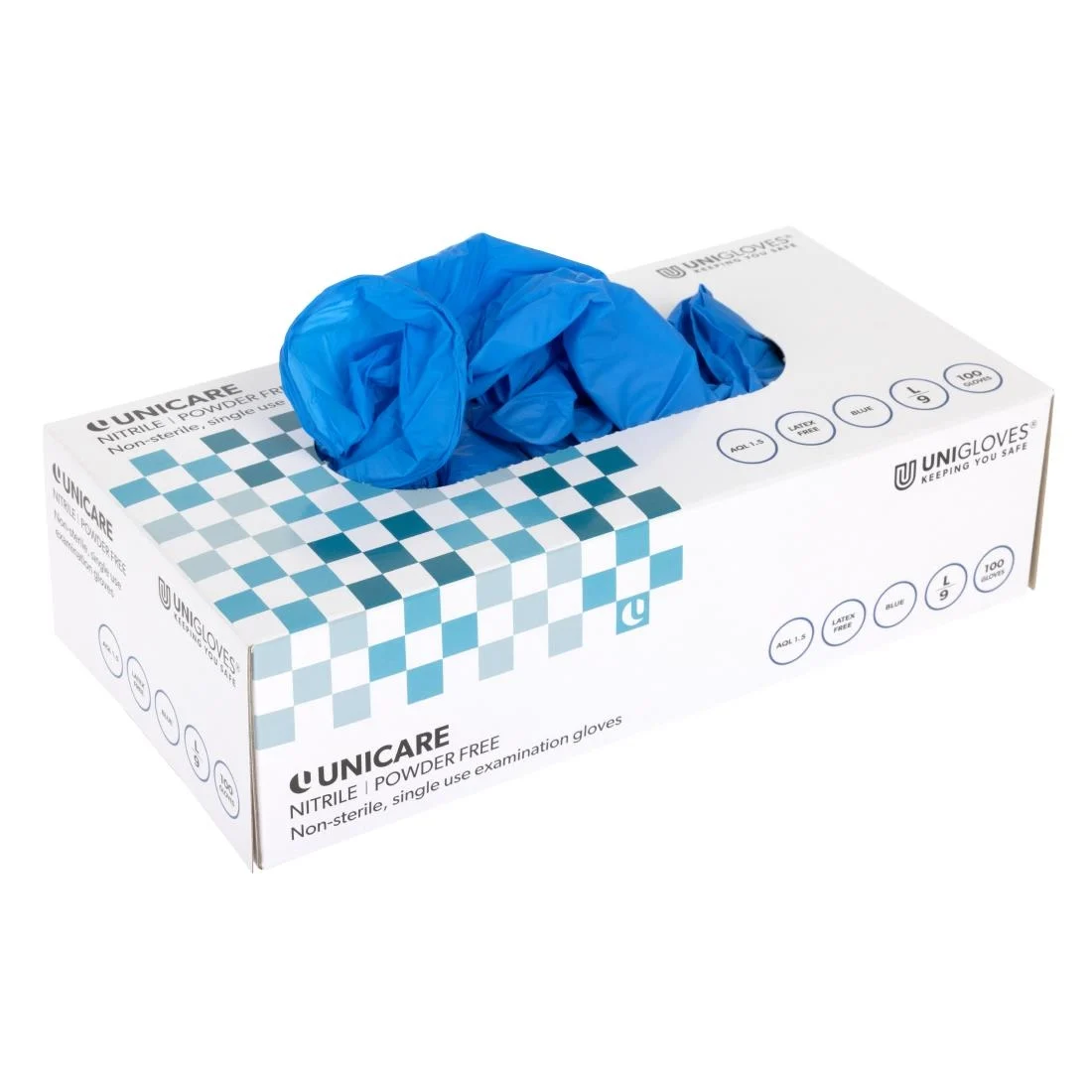 Nitrile Powder Free Gloves M