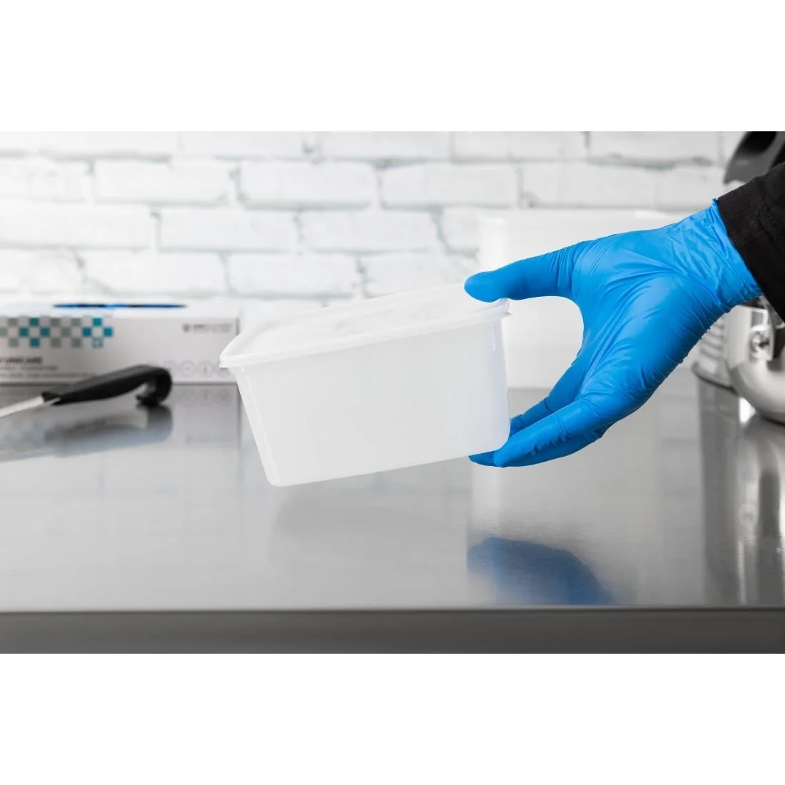 Nitrile Powder Free Gloves M - Image 5