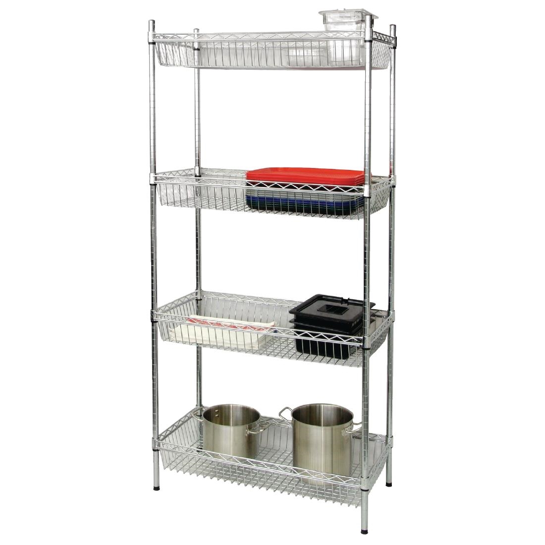 Vogue Chrome Baskets 915mm Pack of 2